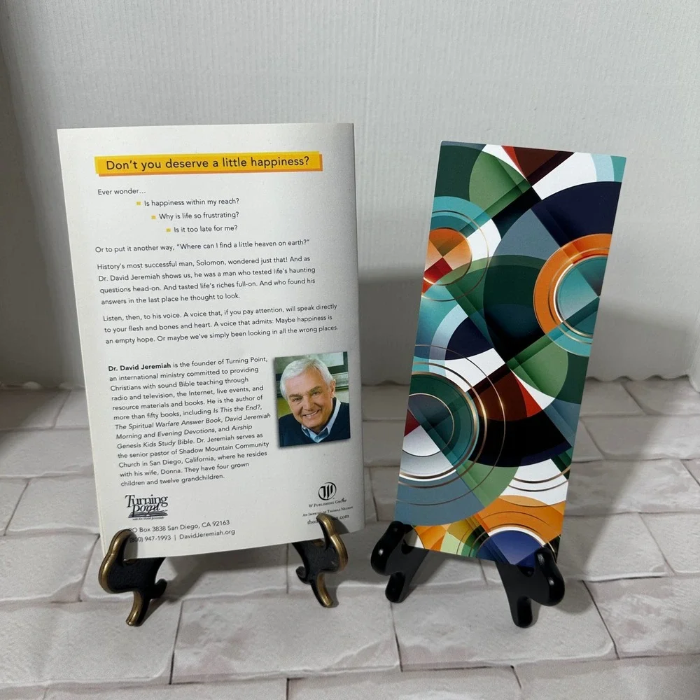 David Jeremiah 31 Days to Happiness Paperback Book and Bonus‎ Bookmark